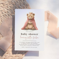 Royal Teddy Bear Little Princess Girl Baby Dusche