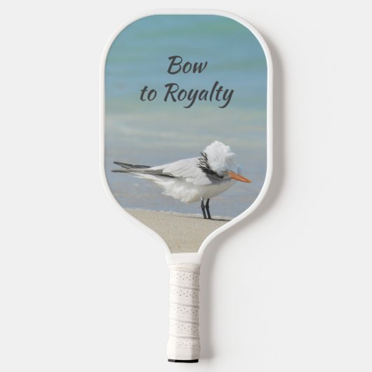 Royal Tern Bow to Royalty Fun Coastal Pickleball Schläger (Rückseite)