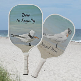 Royal Tern Bow to Royalty Fun Coastal Pickleball Schläger