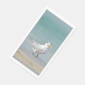 Royal Tern Coastal Beach Fotografie Serviette (Ecke)