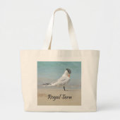 Royal Tern Fun Beach Jumbo Stoffbeutel (Vorne)