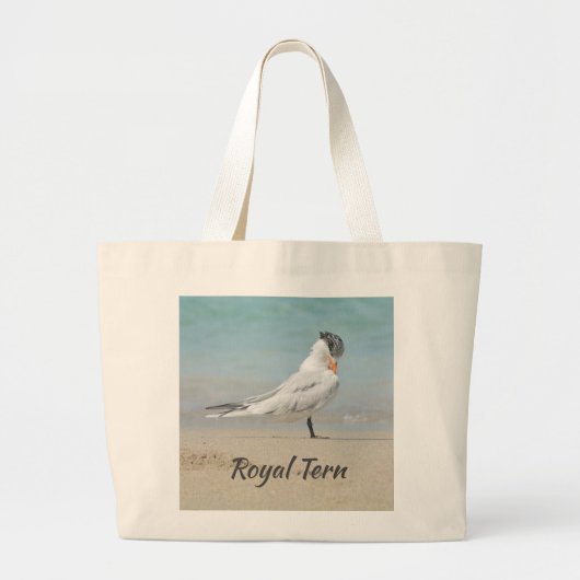 Royal Tern Fun Beach Jumbo Stoffbeutel (Vorne)