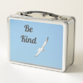 Royal Tern in Flight Metall Brotdose (Rückseite)