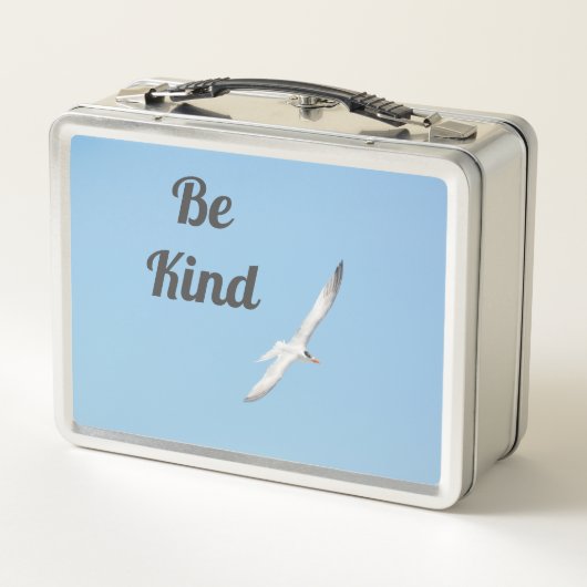 Royal Tern in Flight Metall Brotdose (Rückseite)