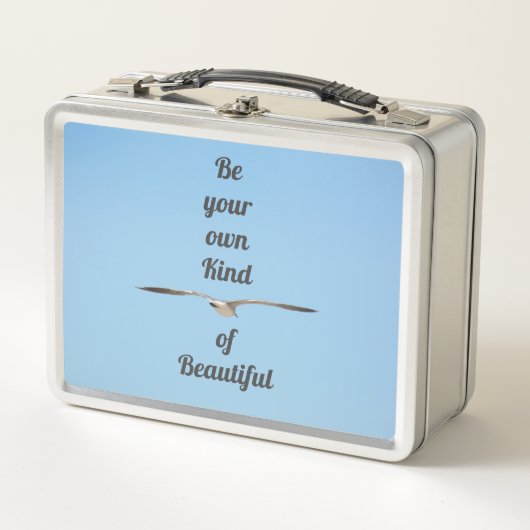 Royal Tern in Flight Metall Brotdose (Vorderseite)