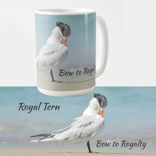 Royal Tern Seabird Bow to Royalty Kaffeetasse