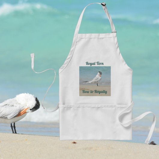 Royal Tern Seabird Bow zum Royalty Beach Schürze