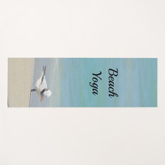 Royal Tern Seabird Posing Beach Yoga Mat Yogamatte (Vorderseite (Horizontal))