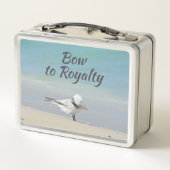 Royal Tern Seabirds Bow bis Royalty Beach Metall Brotdose (Rückseite)
