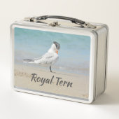 Royal Tern Seabirds Bow bis Royalty Beach Metall Brotdose (Vorderseite)