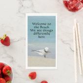 Royal Tern Willkommen bei Beach Fotografy Serviette (Beispiel)