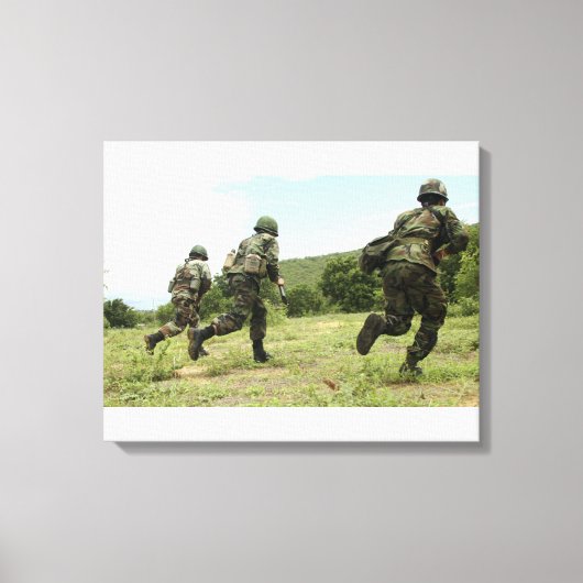 Royal Thai Marines eilt voran Leinwanddruck (Vorderseite)