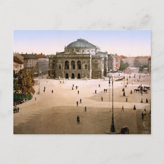 Postkarte KOPENHAGEN Skyline – Schwarze Silhouette Auf A6 Postkarte, 300g/m² Chromokarton