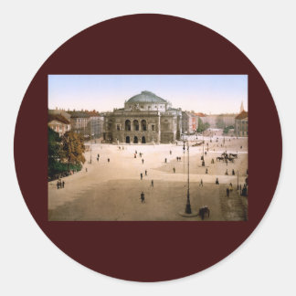 Royal Theater Kopenhagen Dänemark Runder Aufkleber