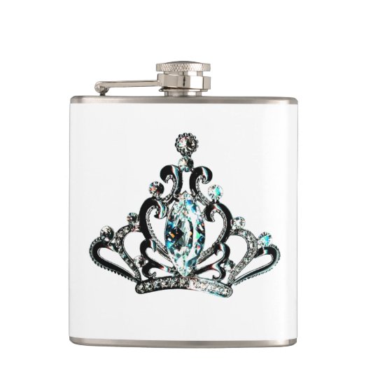 "Royal Tiara" Flachmann (Vorderseite)