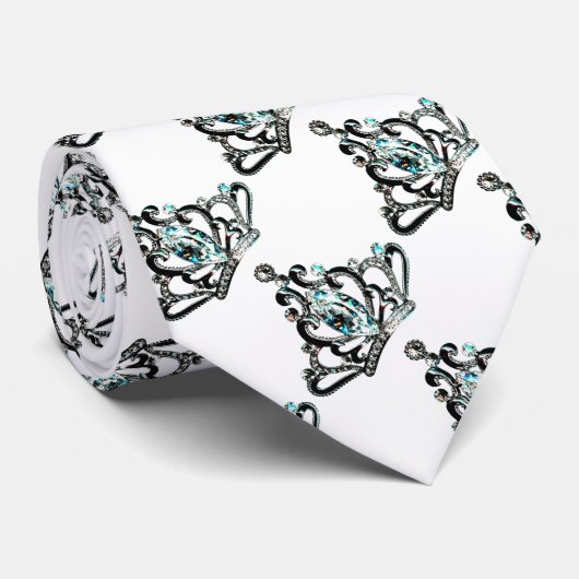 "Royal Tiara" Krawatte (Gerollt)