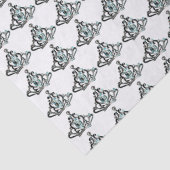 "Royal Tiaras" Seidenpapier (Detail)