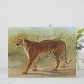 Royal Tiger Marching (von Rosa Bonheur) Karte (Stehend Vorderseite)