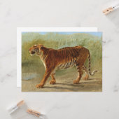 Royal Tiger Marching (von Rosa Bonheur) Karte (Vorderseite/Rückseite Beispiel)
