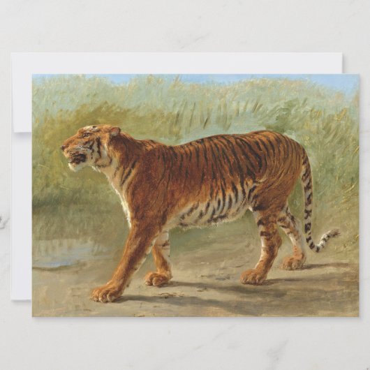 Royal Tiger Marching (von Rosa Bonheur) Karte (Vorderseite)