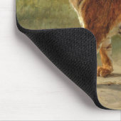 Royal Tiger Marching (von Rosa Bonheur) Mousepad (Ecke)