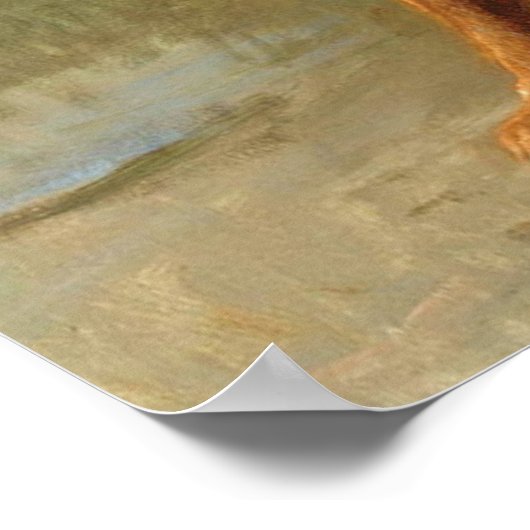 Royal Tiger Marching (von Rosa Bonheur) Poster (Ecke)