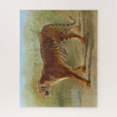 Royal Tiger Marching (von Rosa Bonheur) Puzzle (Vertikal)