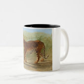 Royal Tiger Marching (von Rosa Bonheur) Zweifarbige Tasse (VorderseiteRechts)