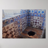 Royal Toilet, Rosenborg Castle, Kopenhagen Dänemar Poster (Vorne)