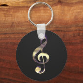 Royal Treble Clef Key Chain Schlüsselanhänger (Vorderseite)