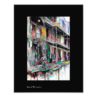 Royal Tropfen Print Fotodruck