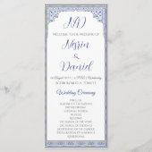 Royal Turkish Wedding Program Card Programm (Vorderseite)