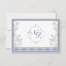 Royal Turkish Wedding RSVP Card