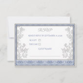 Royal Turkish Wedding RSVP Card (Rückseite)