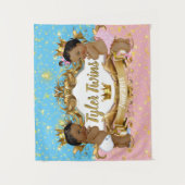 Royal Twins African Princess|Princess Pink|Blue Wandteppich (Vorderseite)