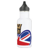 Royal UK Liebe Edelstahlflasche (Rechts)