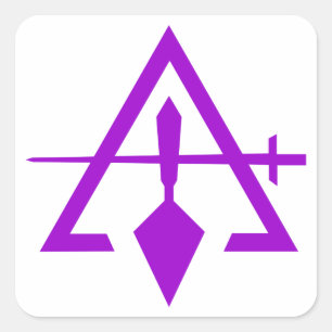 ROYAL UND WÄHLEN VON MASTERN QUADRATISCHER AUFKLEBER