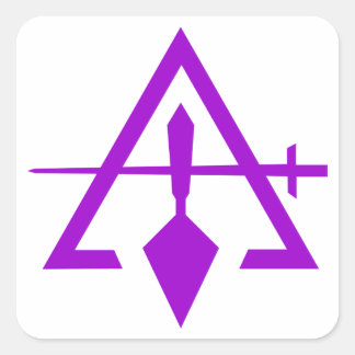 ROYAL UND WÄHLEN VON MASTERN QUADRATISCHER AUFKLEBER