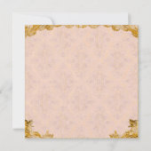 Royal Versailles Palace Teatro Party Brautparty Einladung (Rückseite)