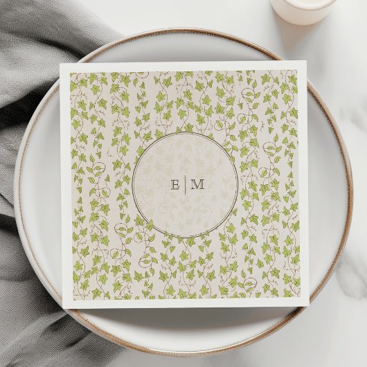 Royal Viktorianisch Elegante Blumenhochzeit Serviette