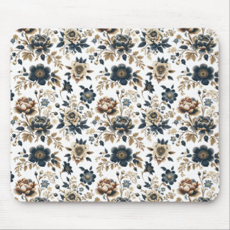 Royal Vintag Floral Pattern Mousepad