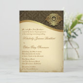 Royal Vintag - Hochzeitseinladung Einladung (Stehend Vorderseite)