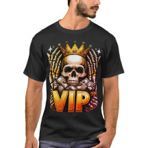 Royal VIP Totenkopf T-Shirt - King of the Road Gra