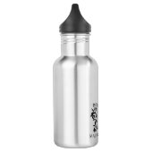 Royal Wappen Crown Scrolls Monogram Edelstahlflasche (Links)