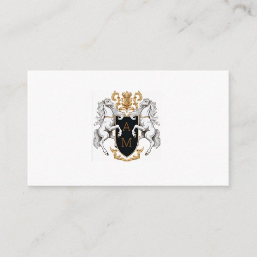 Royal Wappen Gold und Silver Attorney auf dem Gebi Visitenkarte (Vorderseite)