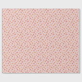 Royal Watercolor Tea Party Pattern Pink  Geschenkpapier (Flach)