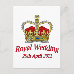 Royal Wedding 29. April 2011 Postkarte