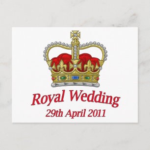 Royal Wedding 29. April 2011 Postkarte