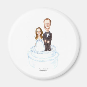 Royal Wedding Catherine & William schenkt T-Shirts Magnet