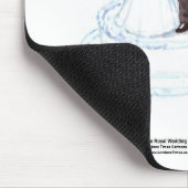 Royal Wedding Catherine & William schenkt T-Shirts Mousepad (Ecke)
